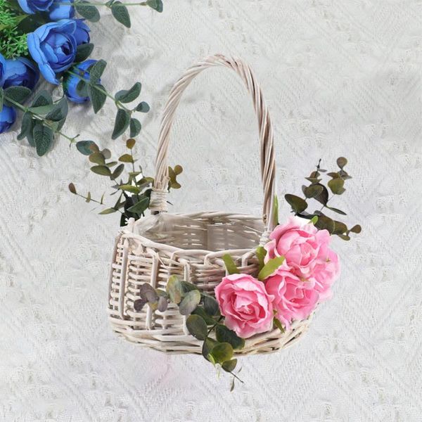 storage baskets 1pc wedding flower basket decor delicate rattan woven girl tote creative scattering petals ba
storage baskets 1pc wedding flower basket decor delicate rattan woven girl tote creative scattering petals ba