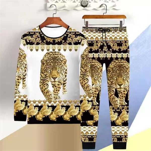 autumn and winter long-sleeved t-shirt men 3d tiger casual trousers 2 piece clothes chinese style dragon suit 211106, Gray
autumn and winter long-sleeved t-shirt men 3d tiger casual trousers 2 piece clothes chinese style dragon suit 211106, Gray