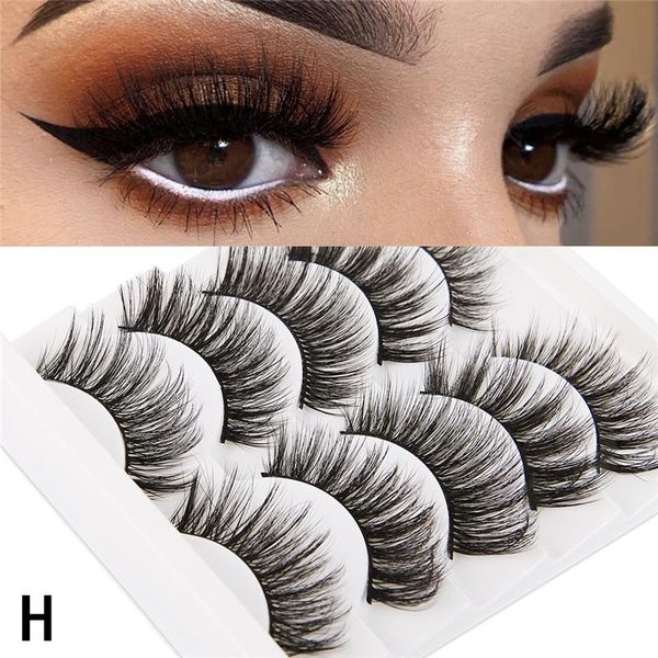 false eyelashes imitation mink hair handmade fluffy wispy natural long lashes no cruelty eye lash extension makeup tools 5 pairs
false eyelashes imitation mink hair handmade fluffy wispy natural long lashes no cruelty eye lash extension makeup tools 5 pairs