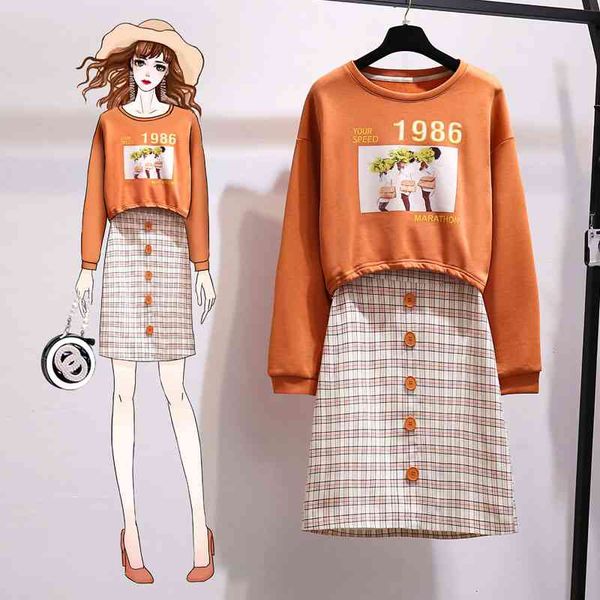 two piece dress ichoix fashions two ensembles dress orange upper sleeve mid-length chess skirt winter pieces suit women's clothes q1dh, White
two piece dress ichoix fashions two ensembles dress orange upper sleeve mid-length chess skirt winter pieces suit women's clothes q1dh, White