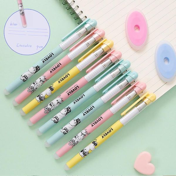 gel pens 6pcs/set cartoon animal dog erasable pen lovely 0.5mm cute neutral washable handle blue black red ink kawaii stationery
gel pens 6pcs/set cartoon animal dog erasable pen lovely 0.5mm cute neutral washable handle blue black red ink kawaii stationery