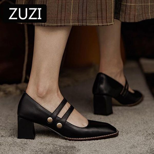 dress shoes zuzi square toe single women's thick heel 2021 spring loafers high-heeled temperament work pumps, Black
dress shoes zuzi square toe single women's thick heel 2021 spring loafers high-heeled temperament work pumps, Black