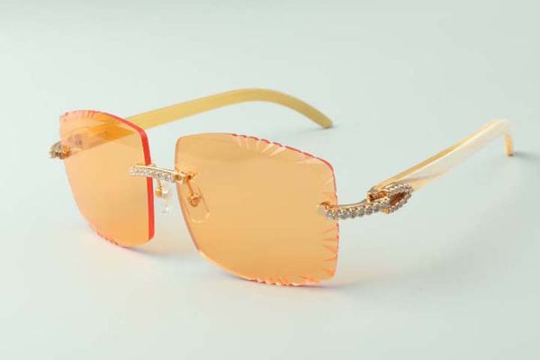 2021 high-end designers sunglasses 3524022 cutting lens natural white buffalo horns sticks medium diamond glasses, size: 58-18-140mm, White;black
2021 high-end designers sunglasses 3524022 cutting lens natural white buffalo horns sticks medium diamond glasses, size: 58-18-140mm, White;black