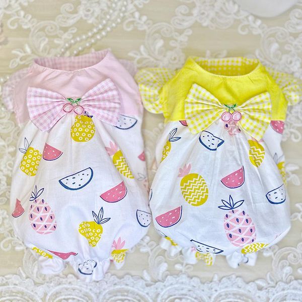 pet dog spring, summer and autumn clothes fruit print cat fabric skirt strawberry accessories bag cute girl apparel
pet dog spring, summer and autumn clothes fruit print cat fabric skirt strawberry accessories bag cute girl apparel