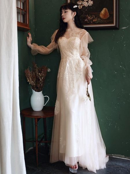 summer and autumn wedding bride white toast dress for women french small female simple temperament ethnic clothing, Red
summer and autumn wedding bride white toast dress for women french small female simple temperament ethnic clothing, Red