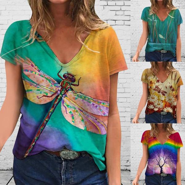 women's t-shirt plus size s-5xl shirts for women short sleeve printed boho clothing streetwear y2k v-neck tee ropa mujer verano 2021, White
women's t-shirt plus size s-5xl shirts for women short sleeve printed boho clothing streetwear y2k v-neck tee ropa mujer verano 2021, White