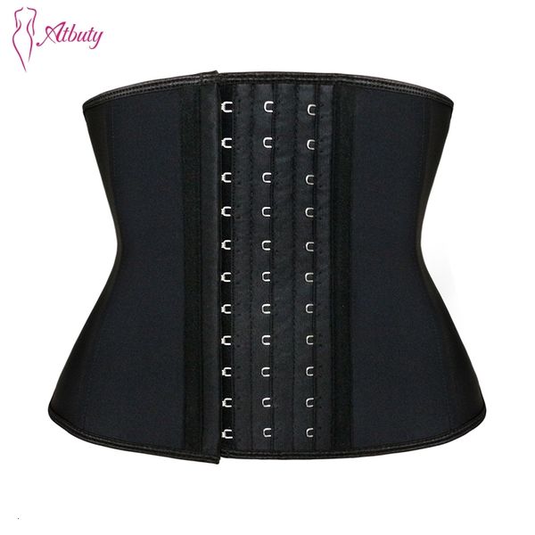 atbuty waist trainer 9 inches short torso latex shaper corset 9 steel boned hooks body, Black;white
atbuty waist trainer 9 inches short torso latex shaper corset 9 steel boned hooks body, Black;white