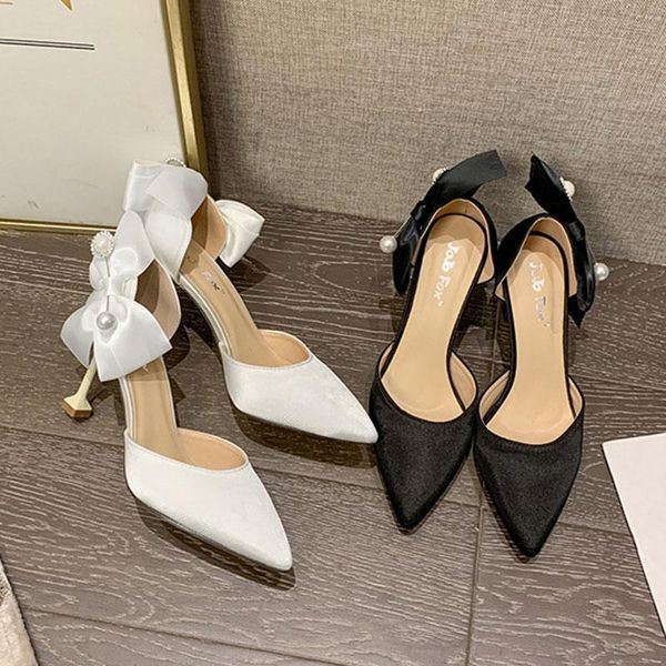 wedding shoes luxury pearl butterfly-knot pumps woman summer pointed toe stiletto high heels women plus size 40/41 dress, Black
wedding shoes luxury pearl butterfly-knot pumps woman summer pointed toe stiletto high heels women plus size 40/41 dress, Black