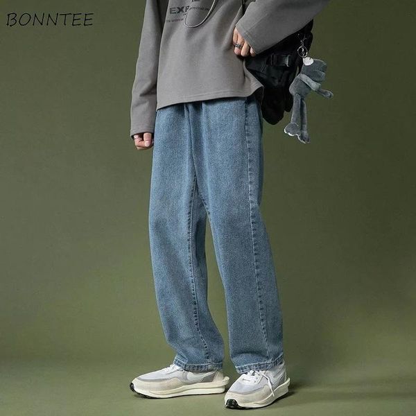men's jeans classic straight men solid blue denim trousers chic korean simple teen boys all-match bottoms high street
men's jeans classic straight men solid blue denim trousers chic korean simple teen boys all-match bottoms high street