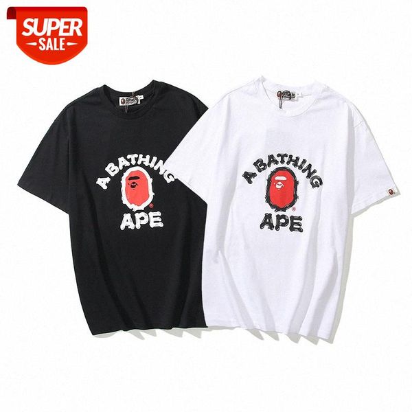 source japanese brand red short-sleeved t-shirt with ape-man head letter print #8n5p, White;black
source japanese brand red short-sleeved t-shirt with ape-man head letter print #8n5p, White;black