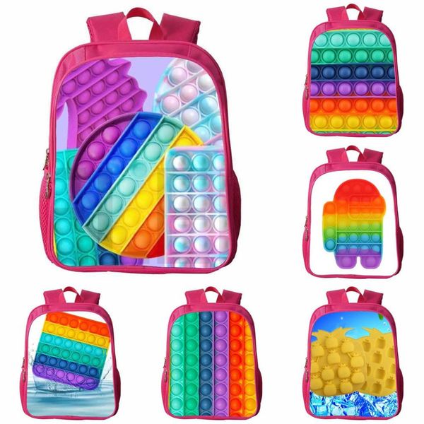 boys girls pupil students school bags cartoon backpack rainbow pop bubbles fidget puzzle game printed shoulders bag back to school gift
boys girls pupil students school bags cartoon backpack rainbow pop bubbles fidget puzzle game printed shoulders bag back to school gift
