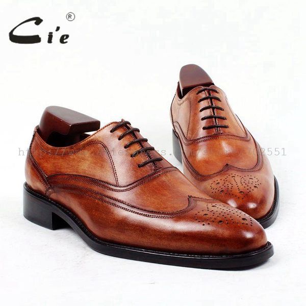 dress shoes cie full brogues bespoke handmade men's oxford calf leather outsole breathable brown shoe narrow last ox402, Black
dress shoes cie full brogues bespoke handmade men's oxford calf leather outsole breathable brown shoe narrow last ox402, Black