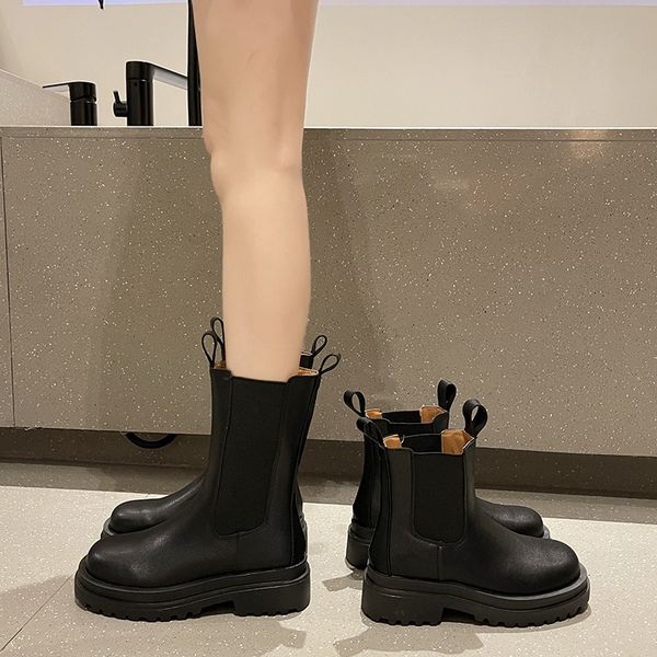 chimney martin women's summer thin 2021 spring and autumn single british wind medium tube thick bottom chelsea short boots, Black
chimney martin women's summer thin 2021 spring and autumn single british wind medium tube thick bottom chelsea short boots, Black