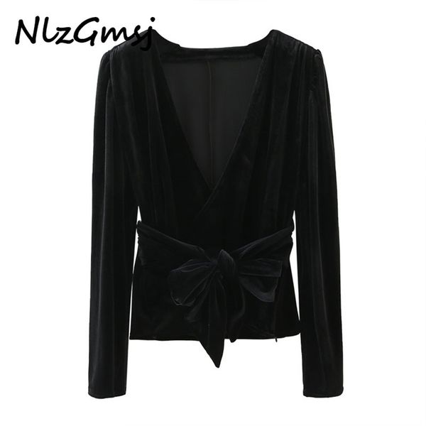 nlzgmsj women elegant fashion with bow tied velvet wrap blouses vintage v neck long sleeve female shirts chic 210628, White
nlzgmsj women elegant fashion with bow tied velvet wrap blouses vintage v neck long sleeve female shirts chic 210628, White