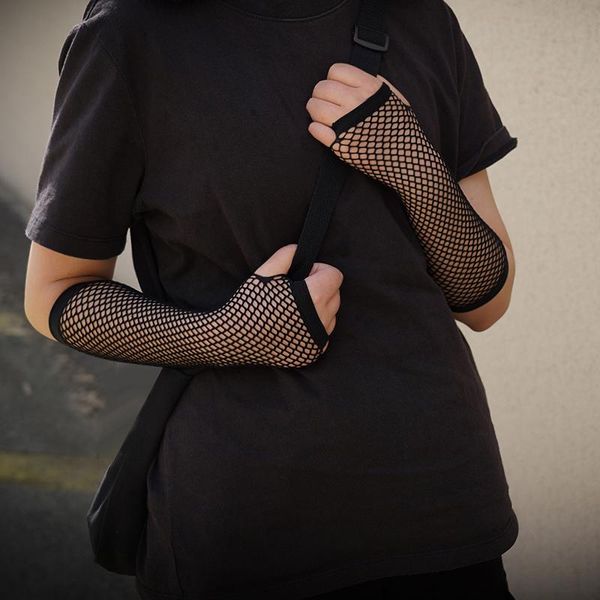 sports gloves stylish long black fishnet womens fingerless girls dance gothic punk rock costume fancy
sports gloves stylish long black fishnet womens fingerless girls dance gothic punk rock costume fancy