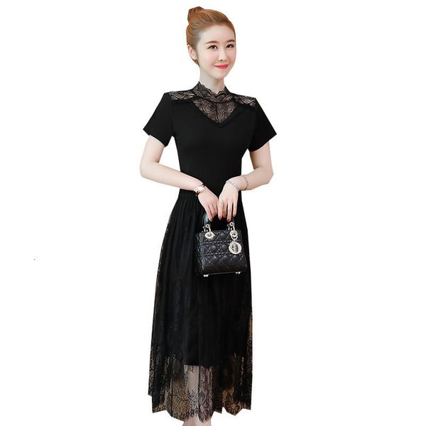 dress casual big size women's clothes 5xl summer mode slim malha sewing elegant rent dressed in long party f963 aewd, Black;gray
dress casual big size women's clothes 5xl summer mode slim malha sewing elegant rent dressed in long party f963 aewd, Black;gray