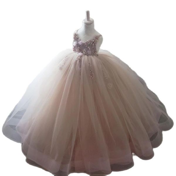 girl's dresses puffy a-line flower girl lace beading communion dress tulle sashes straps ball gown party year 2021, Red;yellow
girl's dresses puffy a-line flower girl lace beading communion dress tulle sashes straps ball gown party year 2021, Red;yellow