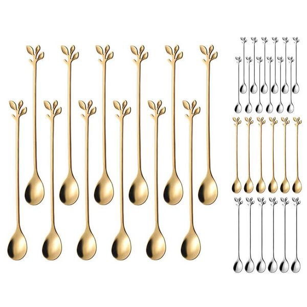 long handle iced tea spoons set, ice cream spoon, creative gold leaf cocktail stirring spoons, mirror finis
long handle iced tea spoons set, ice cream spoon, creative gold leaf cocktail stirring spoons, mirror finis
