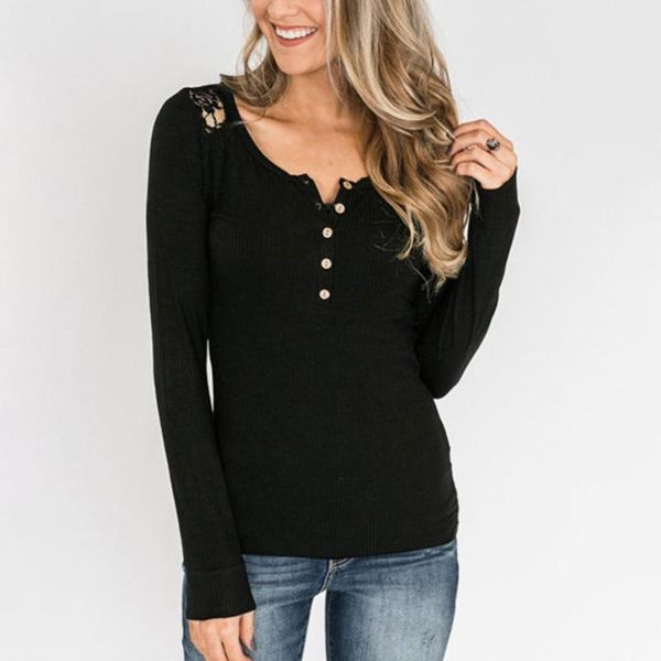 women's blouses & shirts women stylish v neck buttons knitted pullover blouse autumn winter for office, White
women's blouses & shirts women stylish v neck buttons knitted pullover blouse autumn winter for office, White