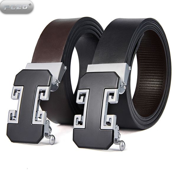 two layer leather belt with automatic buckle for men's business and solid color leisure men, Black;brown
two layer leather belt with automatic buckle for men's business and solid color leisure men, Black;brown