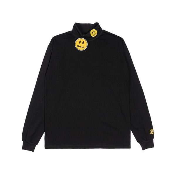 mens designer hoodies drew house justin smiley turtleneck bottoming shirt pullover sweater high sreet long sleeve sweatshirt loose, Black
mens designer hoodies drew house justin smiley turtleneck bottoming shirt pullover sweater high sreet long sleeve sweatshirt loose, Black
