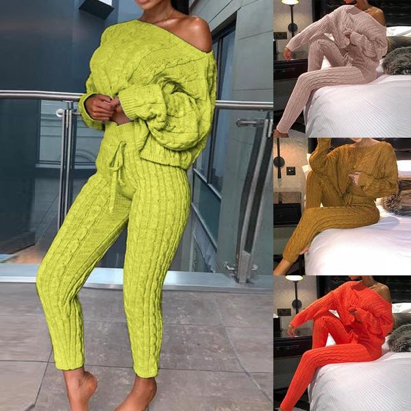 women's tracksuits casual knit set women two piece autumn clothing long sleeve sweater pullovers pants, Gray
women's tracksuits casual knit set women two piece autumn clothing long sleeve sweater pullovers pants, Gray