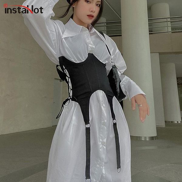 insta retro body shapewear women gothic steampunk underbust waist cincher bridal corsets bustiers 2021 streetwear belts, Black;brown
insta retro body shapewear women gothic steampunk underbust waist cincher bridal corsets bustiers 2021 streetwear belts, Black;brown