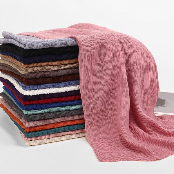 scarves trendy soild cotton scarfs for ladies muslim crinkle hijab scarf femme musulman headscarf islamic shawls head, Blue;gray
scarves trendy soild cotton scarfs for ladies muslim crinkle hijab scarf femme musulman headscarf islamic shawls head, Blue;gray