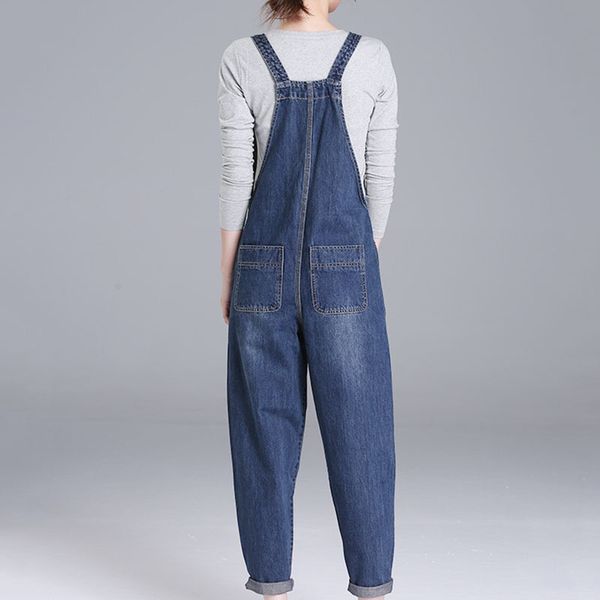 2011fashion loose pocket jeans women autumn bib pants overalls shoulder strap jumpsuit large size brand denim jeans pants, Blue
2011fashion loose pocket jeans women autumn bib pants overalls shoulder strap jumpsuit large size brand denim jeans pants, Blue