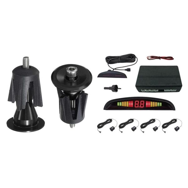 handlebars 1 set sensors led display parking sensor probe system & pair road handlebar grip handle bar end plug cap
handlebars 1 set sensors led display parking sensor probe system & pair road handlebar grip handle bar end plug cap