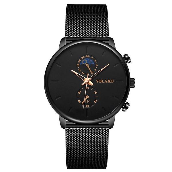 wristwatches fashion mens business black watches luxury stainless steel ultra thin mesh belt quartz men wrist watch casual classic male, Slivery;brown
wristwatches fashion mens business black watches luxury stainless steel ultra thin mesh belt quartz men wrist watch casual classic male, Slivery;brown