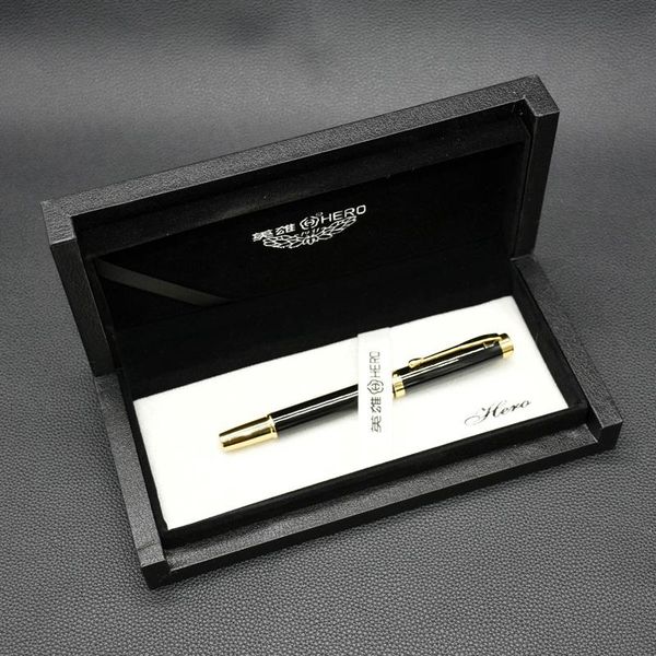 the hero 760 business gift fountain pen standard 0.5mm iridium nib black box high-grade ink pens
the hero 760 business gift fountain pen standard 0.5mm iridium nib black box high-grade ink pens