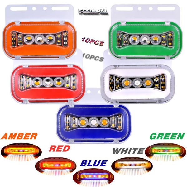 emergency lights feedopal 10pcs 24v 37led 6d strobe side marker light warning waist lamp wide angle highlight for truck trailer
emergency lights feedopal 10pcs 24v 37led 6d strobe side marker light warning waist lamp wide angle highlight for truck trailer
