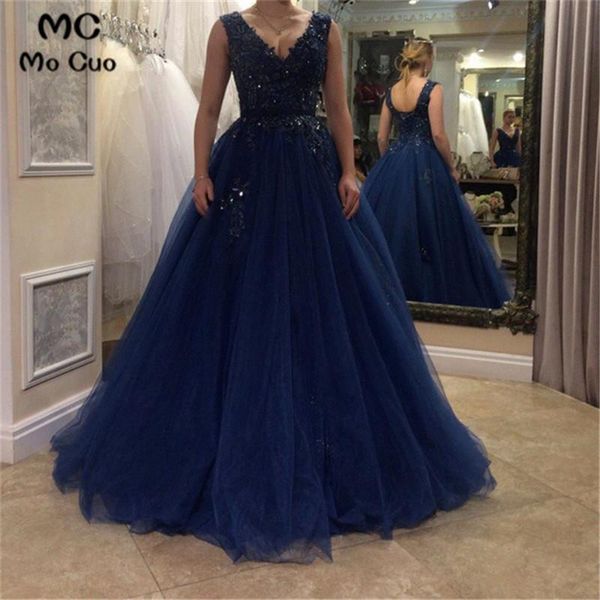 party dresses navy blue evening dress 2021 a line appliques lace beaded special occasion prom gowns custom made, White;black
party dresses navy blue evening dress 2021 a line appliques lace beaded special occasion prom gowns custom made, White;black