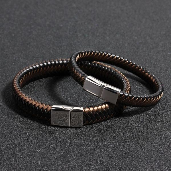 charm bracelets leather for lovers' men fashion 19/22cm pu braided women stainless steel magnetic punk vintage bracelet bangles, Golden;silver
charm bracelets leather for lovers' men fashion 19/22cm pu braided women stainless steel magnetic punk vintage bracelet bangles, Golden;silver