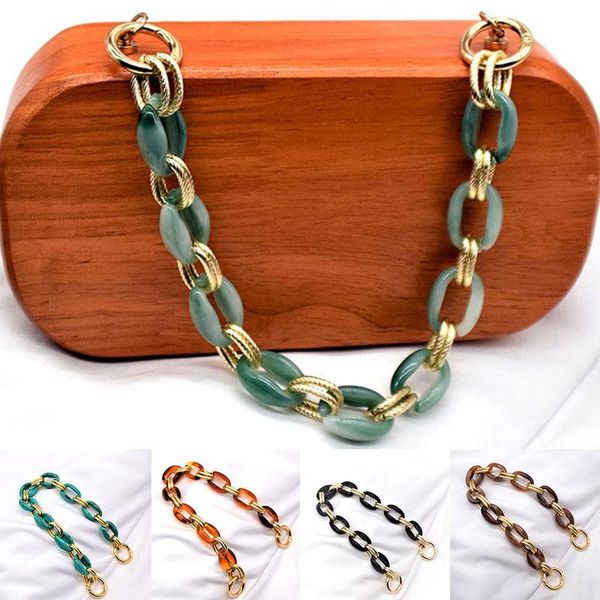bag parts & accessories retro acrylic strap decoration women ornament resin chain handle shoulder, Black
bag parts & accessories retro acrylic strap decoration women ornament resin chain handle shoulder, Black