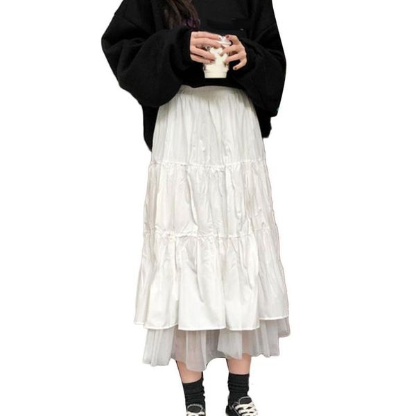 skirts fashion women a line pleated tulle elastic high waist party long maxi skirt summer female white streetwear, Black
skirts fashion women a line pleated tulle elastic high waist party long maxi skirt summer female white streetwear, Black