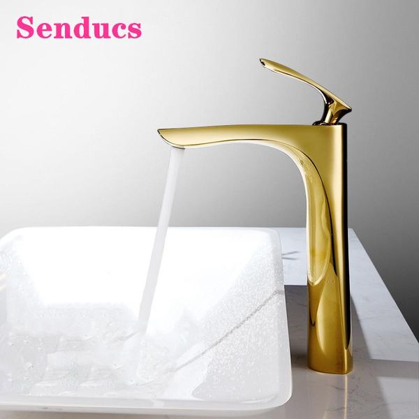 gold bathroom mixer tap senducs luxury copper brass faucet modern cold basin single handle faucets sink
gold bathroom mixer tap senducs luxury copper brass faucet modern cold basin single handle faucets sink