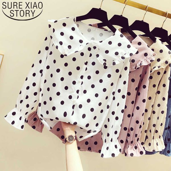 fashion autumn women blouse long sleeve peter pan collar flare sleeve women clothing womens and blouses 5139 50 210528, White
fashion autumn women blouse long sleeve peter pan collar flare sleeve women clothing womens and blouses 5139 50 210528, White