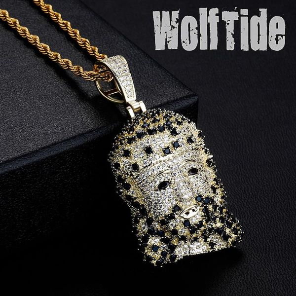 chains 2021 bling black cz cubic ziconia jesus pendant neckalce gold collier bijoux religious gift for women men fashion jewelry, Silver
chains 2021 bling black cz cubic ziconia jesus pendant neckalce gold collier bijoux religious gift for women men fashion jewelry, Silver