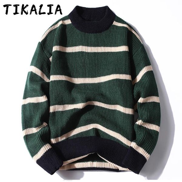 men's sweaters autumn sweater men pullover streetwear wide stripe wool fashion clothing 2021 crew neck trends, White;black
men's sweaters autumn sweater men pullover streetwear wide stripe wool fashion clothing 2021 crew neck trends, White;black