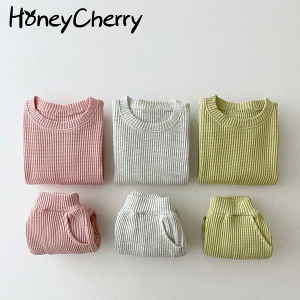 baby casual knitting suit spring and autumn loose sports two sets boy clothing set toddler girl clothes 210515, White
baby casual knitting suit spring and autumn loose sports two sets boy clothing set toddler girl clothes 210515, White