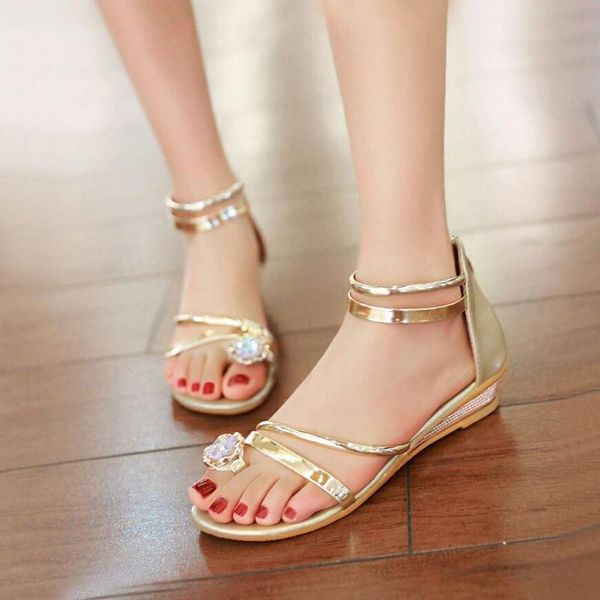 crystal flower toe sandals summer women fairy flat student roman non-slip seaside vacation beach shoes, Black
crystal flower toe sandals summer women fairy flat student roman non-slip seaside vacation beach shoes, Black