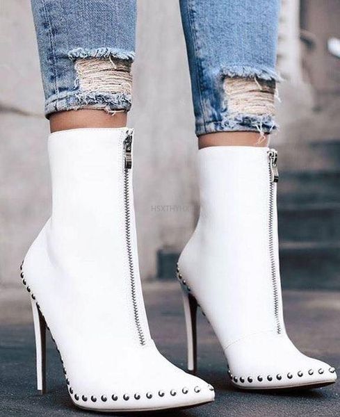 boots 2021 arrival autumn women ankle rivet high heels shoes woman pointed toe motorcycle for females, Black
boots 2021 arrival autumn women ankle rivet high heels shoes woman pointed toe motorcycle for females, Black