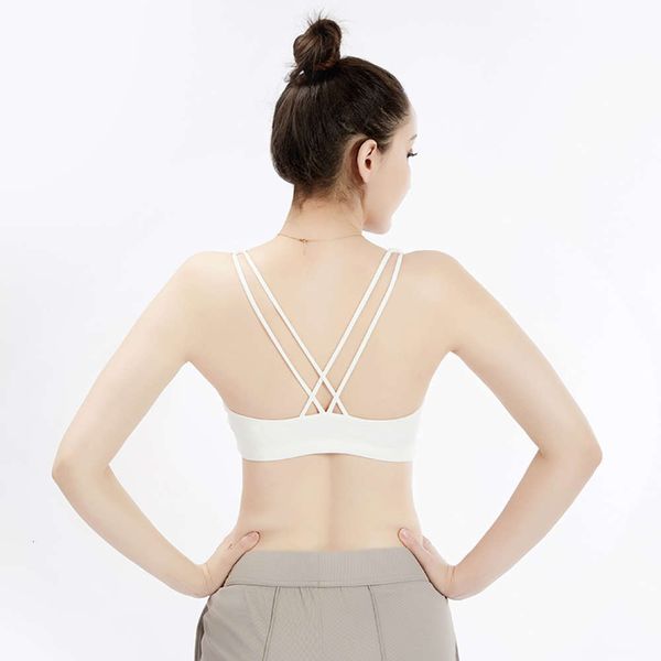 yoga bra women padded sports shake proof running workout tank fitns shirt vt, White
yoga bra women padded sports shake proof running workout tank fitns shirt vt, White