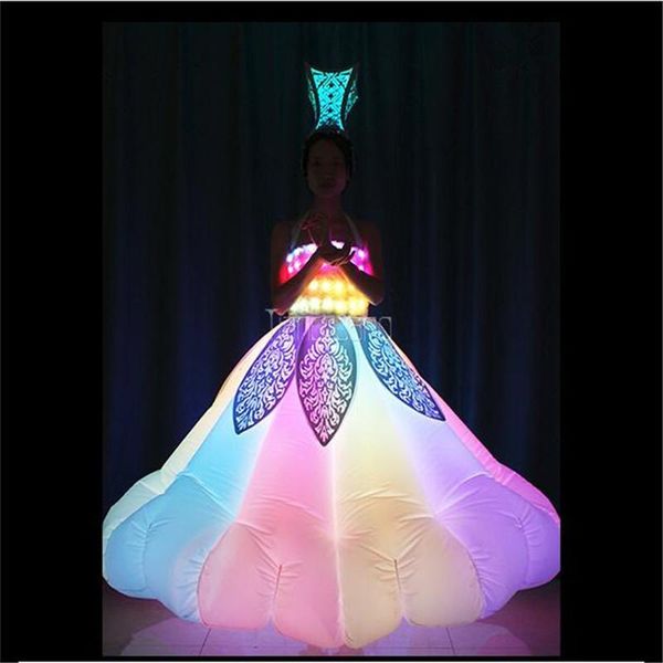 party decoration dmx512 programmable inflatable singer led dress women full color rgb skirt wedding wears outfit bar luminous clothes rave
party decoration dmx512 programmable inflatable singer led dress women full color rgb skirt wedding wears outfit bar luminous clothes rave