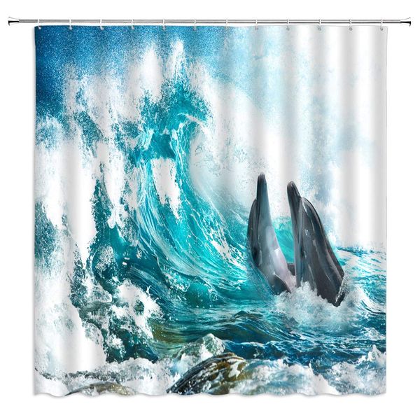sea animals shower curtain dolphins jumping in blue sea rolling waves,70x70 inch polyester fabric bathroom accessories curtains
sea animals shower curtain dolphins jumping in blue sea rolling waves,70x70 inch polyester fabric bathroom accessories curtains