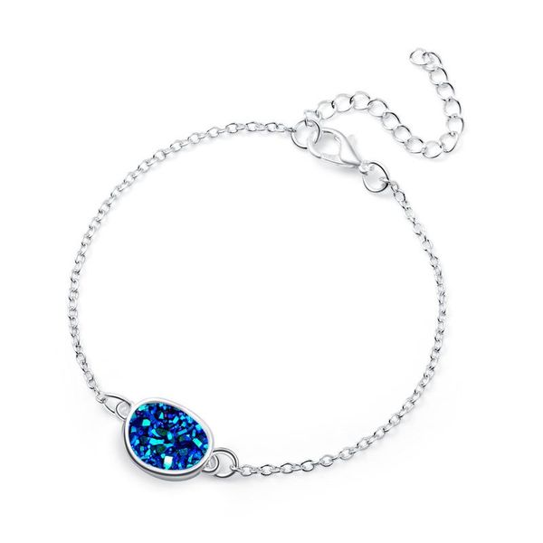 charm bracelets natural druzy stone jewelry with silver color oval shaped friendship bracelet bangle for women gift, Golden;silver
charm bracelets natural druzy stone jewelry with silver color oval shaped friendship bracelet bangle for women gift, Golden;silver