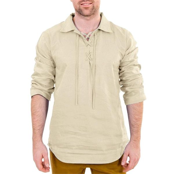 men's casual shirts blouse cotton linen shirt loose long sleeve lacing spring autumn summer handsome men, White;black
men's casual shirts blouse cotton linen shirt loose long sleeve lacing spring autumn summer handsome men, White;black