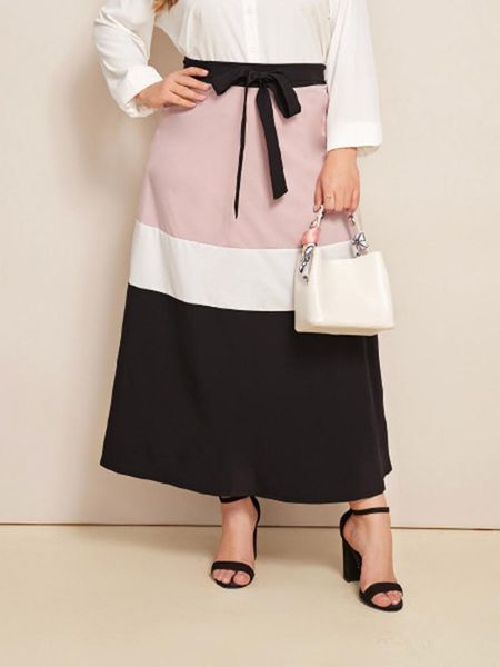 skirts 2021 plus size casual patchwork long bow spring autumn a-line skirt ankle-length muslim clothing, Black
skirts 2021 plus size casual patchwork long bow spring autumn a-line skirt ankle-length muslim clothing, Black
